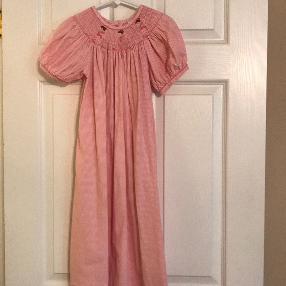 Smocked dress size 6.